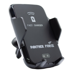 PF176-Panther Force Wireless Car Holder – Magnetic Fast Charging &; Secure Clip Mount (Black)