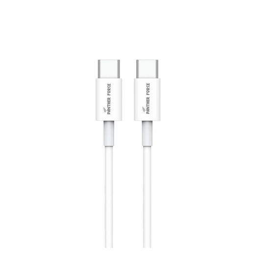 Panther Force PF191-Type-C to Type-C & PF192-Type-C to Lightning Cables – Fast Charging & Data Syncing for Modern Devices