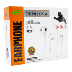 PF221-Panther Force C-Type Handsfree (White)