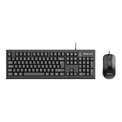 PF289 - Panther Force Wired Keyboard & Mouse Combo | Full-Size Keyboard, Precision Mouse, Ergonomic Design (Black)