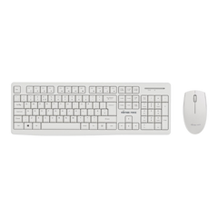 PF292 - Panther Force Wireless Keyboard & Mouse Combo | Ergonomic Design, Adjustable DPI, Long Battery Life (white)