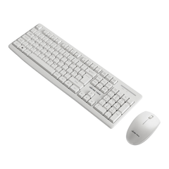 PF292 - Panther Force Wireless Keyboard & Mouse Combo | Ergonomic Design, Adjustable DPI, Long Battery Life (white)