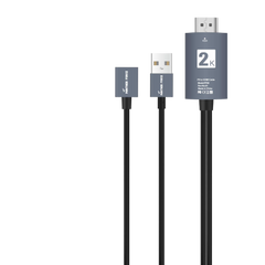 PF60- Panther Force 3-in-1 FHD Cable – Extended Length for Convenient Charging & Syncing