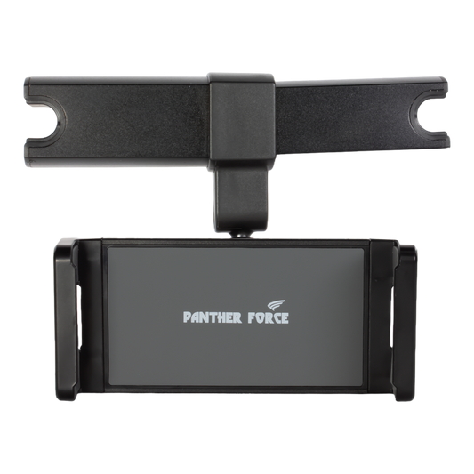 PF64 -Panther Force Headrest Mount – Rotating Universal Car Tablet & Phone Holder for Backseat Entertainment