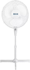 Status 16” Oscillating Pedestal Fan – 3 Speed Adjustable Stand Fan | Black & White