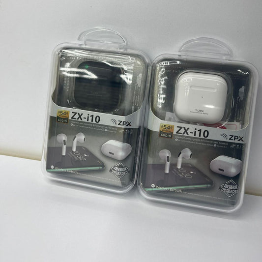ZX-i10 Wireless Earbuds – Compact In-Ear Bluetooth Earbuds with Charging Case