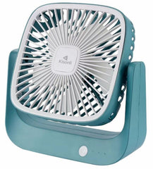 Kisonli F102 Portable Desktop Silent Fan – Rechargeable USB Cooling Fan with 3 Speeds
