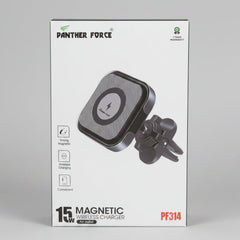 PF314-Panther Force 15W Magnetic Wireless Car Charger – Air Vent Mount | Fast Charging Phone Holder