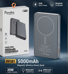 Signature Magnetic Power Bank 20W Fast Charge – 5000mAh & 10000mAh Wireless Charger