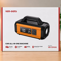 VEN-DENS VD-CP010 Car Jump Starter & Portable Tyre Inflator All-In-One Machine