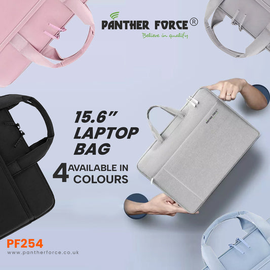 PF254-Pantherforce 15.6" Laptop Bag | Premium Protection, Sleek Design & Water-Resistant