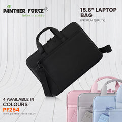 PF254-Pantherforce 15.6" Laptop Bag | Premium Protection, Sleek Design & Water-Resistant