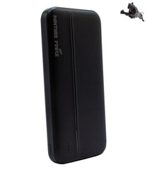 PF86 - Panther Force 10000mAh Power Bank | Fast Charging, Dual USB Output, Compact & Lightweight (Black)