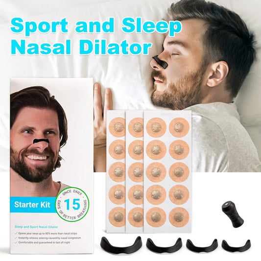 Magnetic nasal dilator starter kit