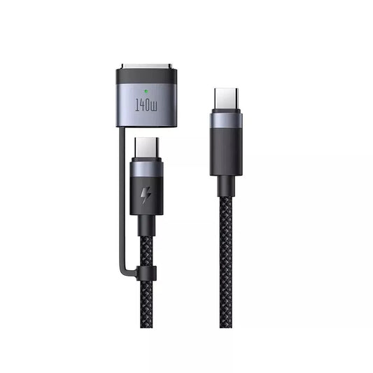 PF239: Panther Force 2-in-1 MacBook Charging Wire – Fast & Reliable Power Solution-Black