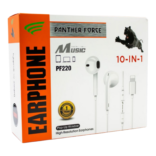 PF220-Panther Force Apple Pop-Window Handsfree (White)