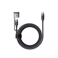 PF239: Panther Force 2-in-1 MacBook Charging Wire – Fast & Reliable Power Solution-Black