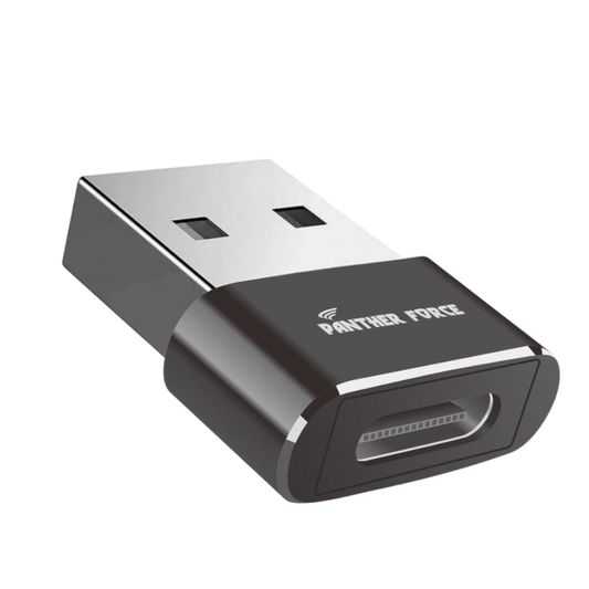 PF128- Panther Force OTG USB-C to USB Adapter – Fast Data Transfer &amp; Universal Connectivity