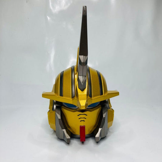 Warrior Mecha Head Helmet MK-71, BT MP3 FM Radio Portable Speaker – Gold Color