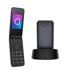 Alcatel 3082 4G Flip Phone with Cradle: Reliable, Easy-to-Use Connectivity