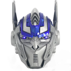 Optimus Robot Prime Helmet BT MP3 FM Radio Portable Speaker – Silver, Wireless Bluetooth Sound System